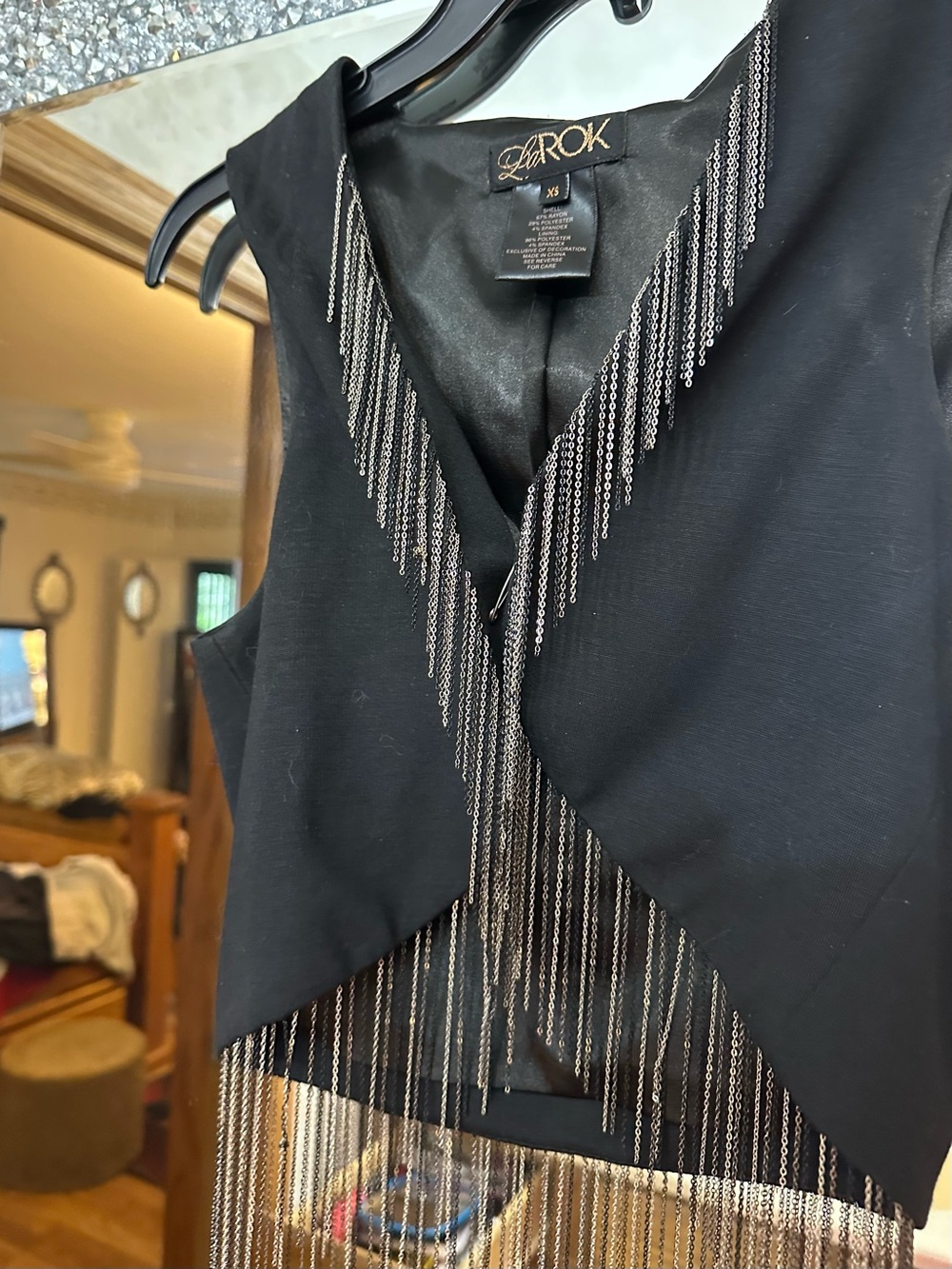 LaRok Black Labeled Stretch Blend Vest